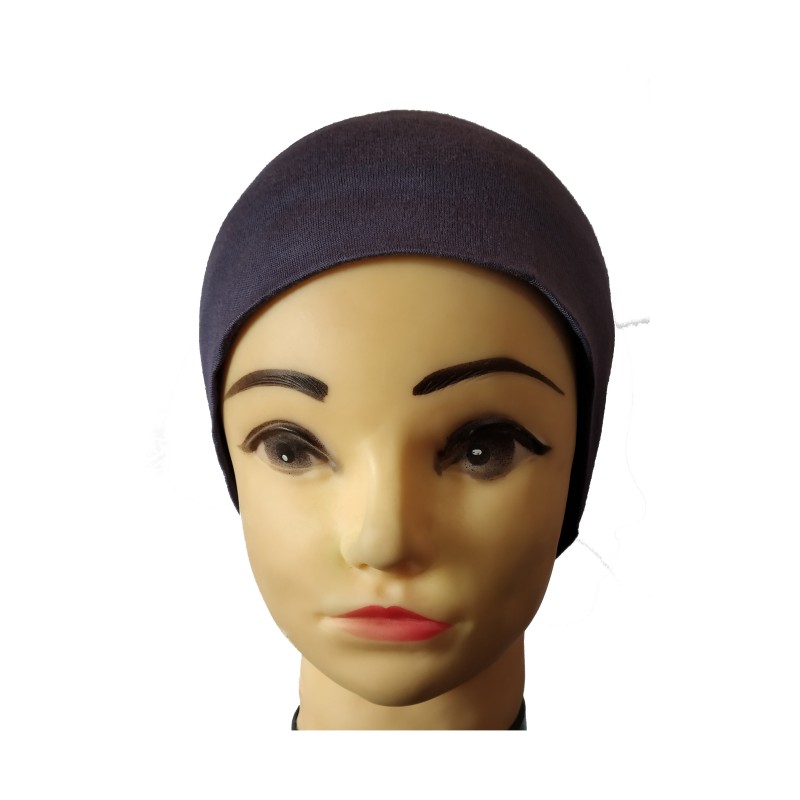 Under hijab - Jersey Hijab cap in Grey color| Shiddat.com